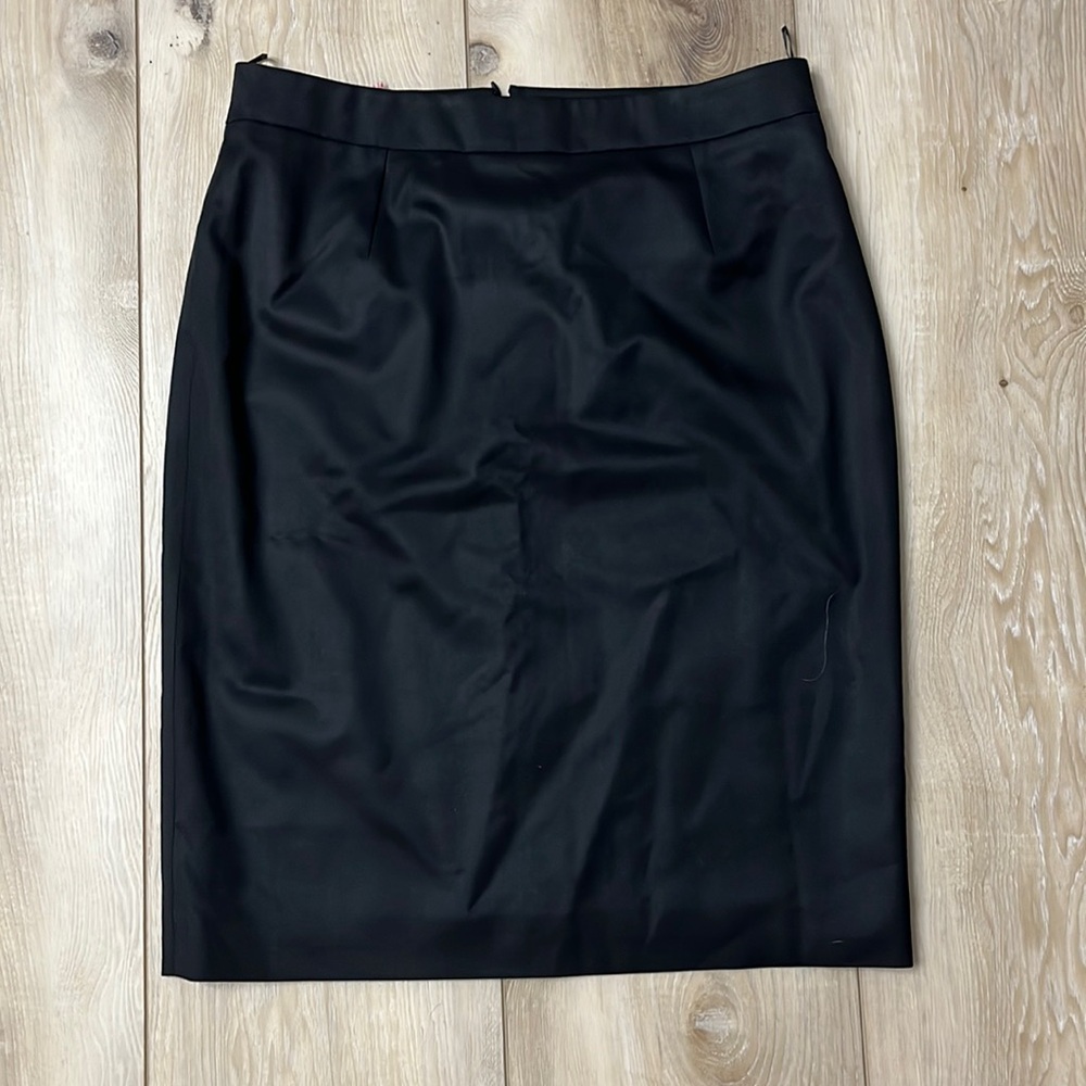 Stella McCartney Wool Pencil Skirt Black Size 44 NEW